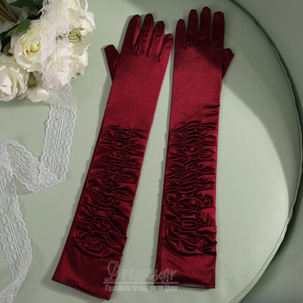 Νυφικό 50cm Σατέν Γάντια Performance Stage Performance Long Gloves Γυναικεία - Σελίδα 3