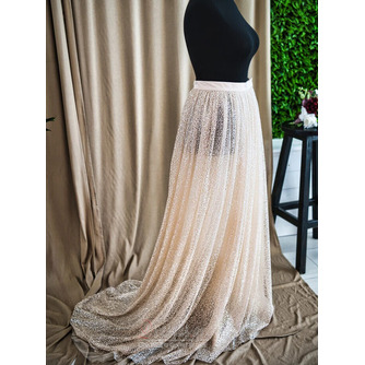 Αποσπώμενη νυφική φούστα Γυαλιστερή φούστα Φούστα με επικάλυψη Νυφικό τρενάκι Αποσπώμενη φούστα Τούλι - Σελίδα 3