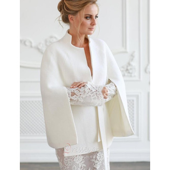 Γαμήλιο παλτό, νυφικό σακάκι, νυφικό παλτό, σακάκι γάμου, κάλυψη γάμου, λευκό παλτό, χειμερινό σακάκι ελεφαντόδοντου, πόντσο - Σελίδα 1