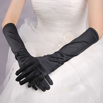 Μακρύ Φθινόπωρο Επίσημη Ζεστό Ελαστικό σατέν Γάντια γάμου - Σελίδα 2