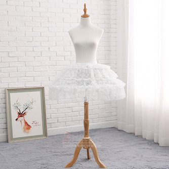 Μεσοφόρι με λευκή δαντέλα, κάτω φούστα με ρυθμιζόμενο μήκος, φόρεμα για πάρτι Cosplay, μεσοφόρι Lolita - Σελίδα 3