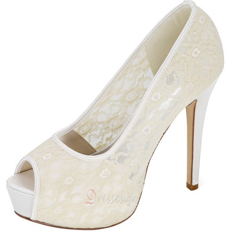 Lace παπούτσια γάμου λευκό παπούτσια πλατφορμών παπούτσια δερμάτινα παπούτσια - Σελίδα 6