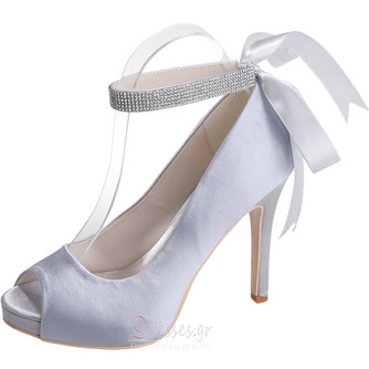 Σατέν παπούτσια γαμήλια παπούτσια γαμήλια παπούτσια παπούτσια στο στόμα ετήσια παπούτσια μόδας - Σελίδα 8