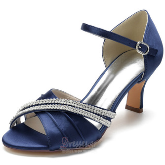 Σατέν πεταλούδα γαμήλια παπούτσια με κοίλο στιλέτο ψηλά τακούνια πράσινα παπούτσια παράνυμφων - Σελίδα 12