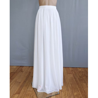 Απλό νυφικό φούστα Boho γάμος φούστα Κομψή φούστα γάμου Γυναικεία φούστα σιφόν - Σελίδα 1