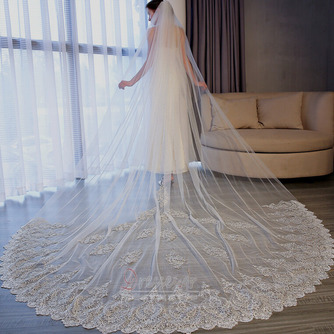 Tailing Veil Lace Applique Veil Studio Photography Veil Αξεσουάρ γάμου - Σελίδα 2
