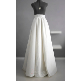 με μεγάλο φιόγκο Νυφική φούστα νυφική σατέν φούστα Νυφικό ξεχωριστό Custom φούστα - Σελίδα 3