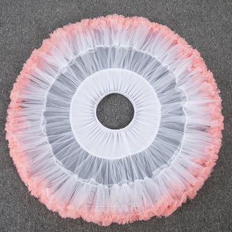 Ροζ ελαστική μέση φουσκωτό τούλι μεσοφόρι, Princess Ballet Dance Pettiskirts Lolita Cosplay, Rainbow Cloud Κοντή φούστα Tutu 45cm - Σελίδα 4