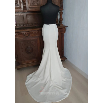Ξεχωριστή γαμήλια φούστα Γοργόνα Νυφική φούστα Γοργόνα απλή νυφική στολή - Σελίδα 2
