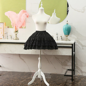 Φούστα Lolita Lace Fishbone, Cosplay Petticoat, Chiffon Lace Crinoline 47cm - Σελίδα 3