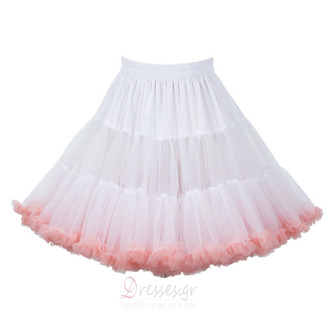 Ροζ ελαστική μέση φουσκωτό τούλι μεσοφόρι, Princess Ballet Dance Pettiskirts Lolita Cosplay, Rainbow Cloud Κοντή φούστα Tutu 45cm - Σελίδα 5