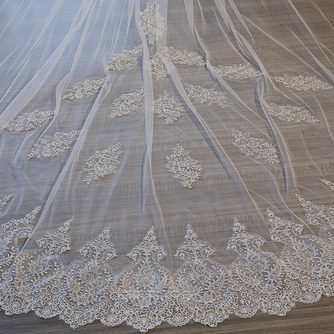 Tailing Veil Lace Applique Veil Studio Photography Veil Αξεσουάρ γάμου - Σελίδα 4