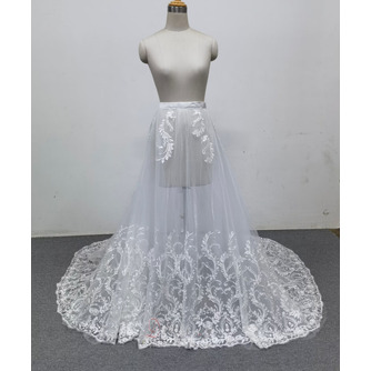 Αφαιρούμενη Φούστα για Φορέματα Νυφική Φούστα Δαντέλα Γαμήλια Αποσπώμενο Τρένο - Σελίδα 1