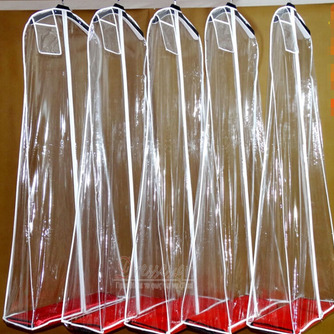 Τσάντα νυφικού επιμήκυνσης πυκνωμένο διαφανές νυφικό πίσω τσάντα αποθήκευσης κάλυμμα σκόνης PVC - Σελίδα 1