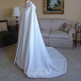 Σάλι νύφης 200cm Παντός γάμου σάλι με κουκούλα λευκό - Σελίδα 5