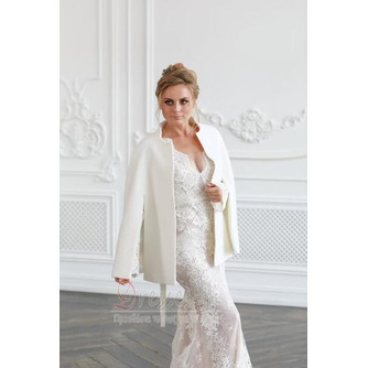 Γαμήλιο παλτό, νυφικό σακάκι, νυφικό παλτό, σακάκι γάμου, κάλυψη γάμου, λευκό παλτό, χειμερινό σακάκι ελεφαντόδοντου, πόντσο - Σελίδα 7