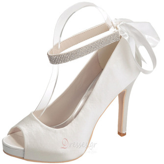 Σατέν παπούτσια γαμήλια παπούτσια γαμήλια παπούτσια παπούτσια στο στόμα ετήσια παπούτσια μόδας - Σελίδα 5