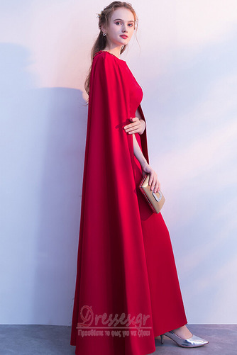 Βραδινά φορέματα Χάντρες Φθινόπωρο Ρετρό Υψηλή καλύπτονται Ελαστικό σατέν - Σελίδα 7