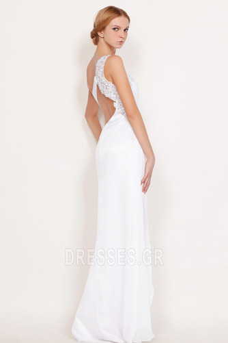 Σιφόν Αμάνικο Πλευρά σχισμή Λευκό δραματική Μπάλα φορέματα - Σελίδα 3