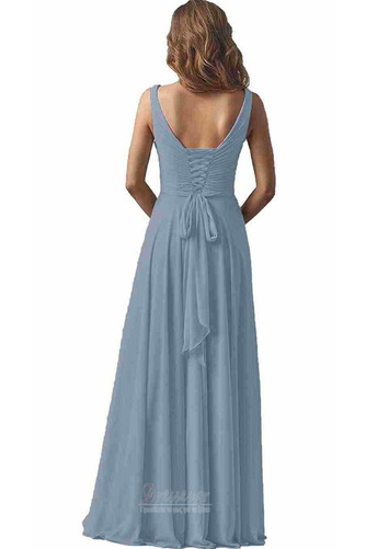 Βραδινά φορέματα Σιφόν Κομψό & Πολυτελές Αμάνικο Βαθιά v-λαιμός Έτος 2023 - Σελίδα 2