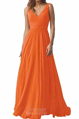 Βραδινά φορέματα Σιφόν Κομψό & Πολυτελές Αμάνικο Βαθιά v-λαιμός Έτος 2023 - Σελίδα 7