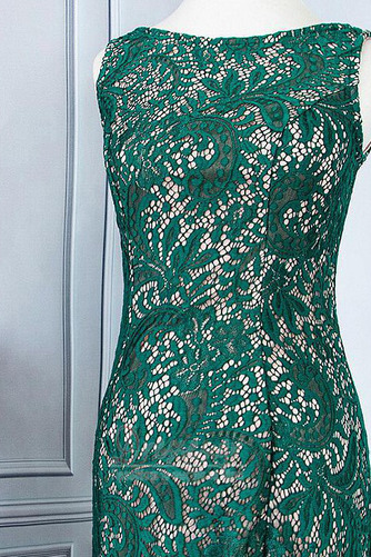 Παράνυμφος φορέματα Αμάνικο Μπροστινό σχισμή Σέξι Κόσμημα Γοργόνα Δαντέλα - Σελίδα 3