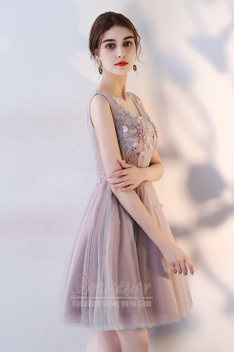 εξώπλατο Χάνει Μίνι Γραμμή Α Τονισμένα ροζέτα Παράνυμφος φορέματα - Σελίδα 4