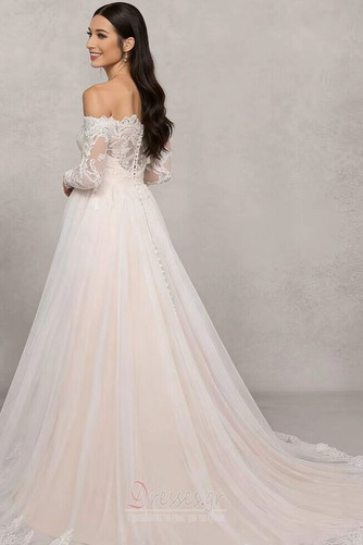 Νυφικά Εγκυμοσύνη Τραίνο παρεκκλησιών Φθινόπωρο Από τον ώμο - Σελίδα 4