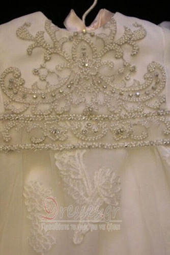 Μαργαριτάρια Φυσικό Πριγκίπισσα Υψηλή καλύπτονται Φόρεμα Βάπτισης - Σελίδα 3