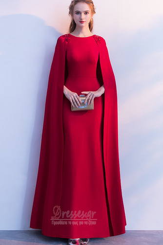 Βραδινά φορέματα Χάντρες Φθινόπωρο Ρετρό Υψηλή καλύπτονται Ελαστικό σατέν - Σελίδα 1
