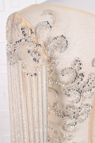 Βραδινά φορέματα Χάντρες Μακρύ Μανίκι Έτος 2019 Ψευδαίσθηση Κόσμημα τονισμένο μπούστο - Σελίδα 13