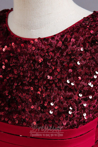 Λουλούδι κορίτσι φορέματα Τούλι Κοντομάνικο Φυσικό Τόξο Κοντομάνικο Άνοιξη - Σελίδα 6