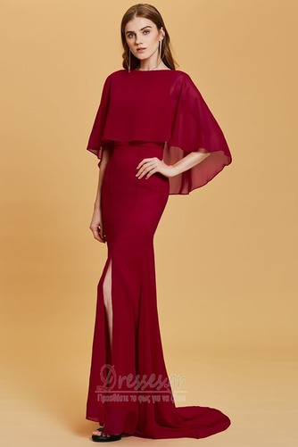 Φερμουάρ επάνω Φυσικό Κομψό Κόσμημα Χαλαρά μανίκια Βραδινά φορέματα - Σελίδα 5