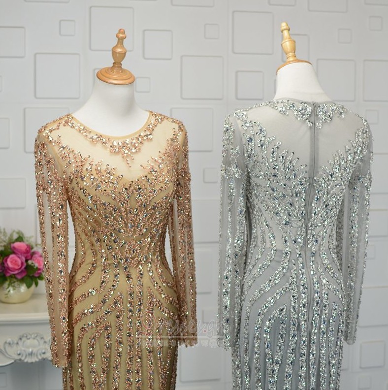Κόσμημα τονισμένο μπούστο Κόσμημα Γραμμή Α Βραδινά φορέματα