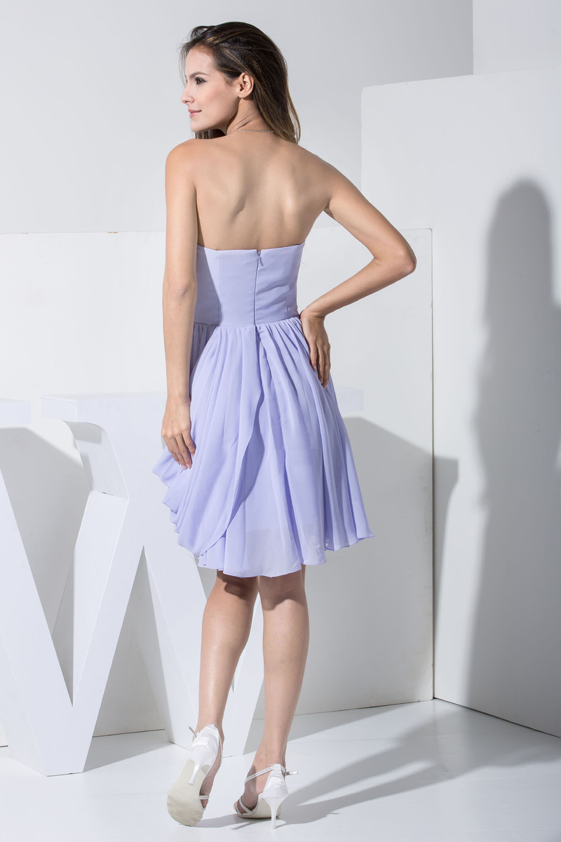 Πλαϊνό Ντραπέ αγαπημένος Φυσικό Μέχρι το Γόνατο Παράνυμφος φορέματα